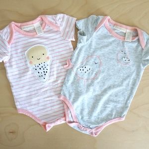 First Impressions Light Pink Onesies